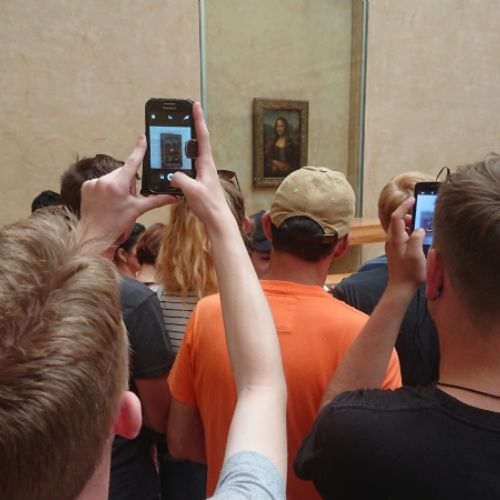 Photographing the Mona Lisa